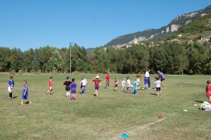 Entraineurs Alain Ladet et Eric Brouillet et leurs petits... en 2007