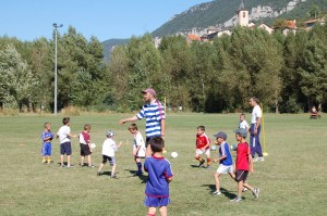 Entraineurs Alain Ladet et Eric Brouillet et leurs petits... en 2007