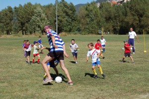 Entraineurs Alain Ladet et Eric Brouillet et leurs petits... en 2007