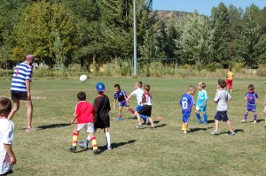 Entraineurs Alain Ladet et Eric Brouillet et leurs petits... en 2007