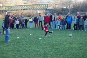 L'école du foot s'engage au Téléthon 2010 à Aguessac